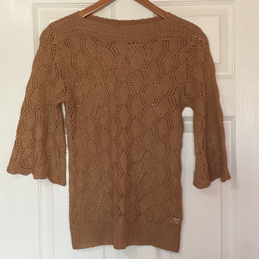 Crochet Knit Top Blouse